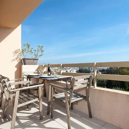 Vue Mer, Terrasse Et Parking Prive Antibes Exterior photo